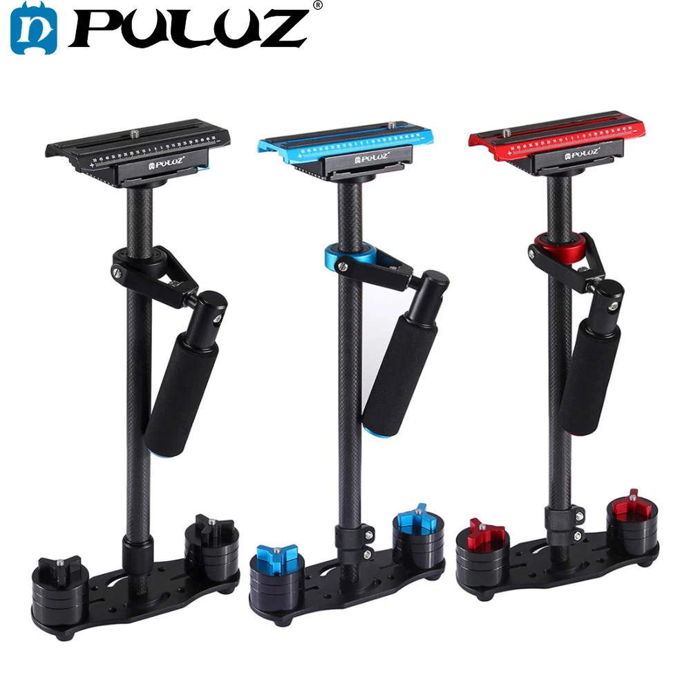  PULUZ Adjustable S60T for steadycam Scalable Carbon Fiber Handheld Camera Stabilizer for Steadicam 