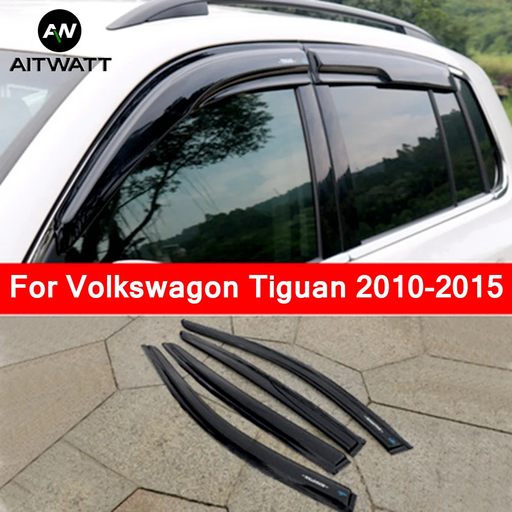 Подходит для Volkswagon Tiguan 2010 2015 оконный козырек Vent Shade защита от дождя и солнца ветра
