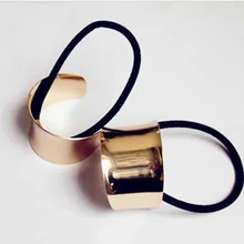 Шикарный подиум, манжета для волос, повязка на хвост, металлический держатель, кольцо, зеркальный галстук, тянущаяся веревка для волос, ювелирные изделия CJWD17