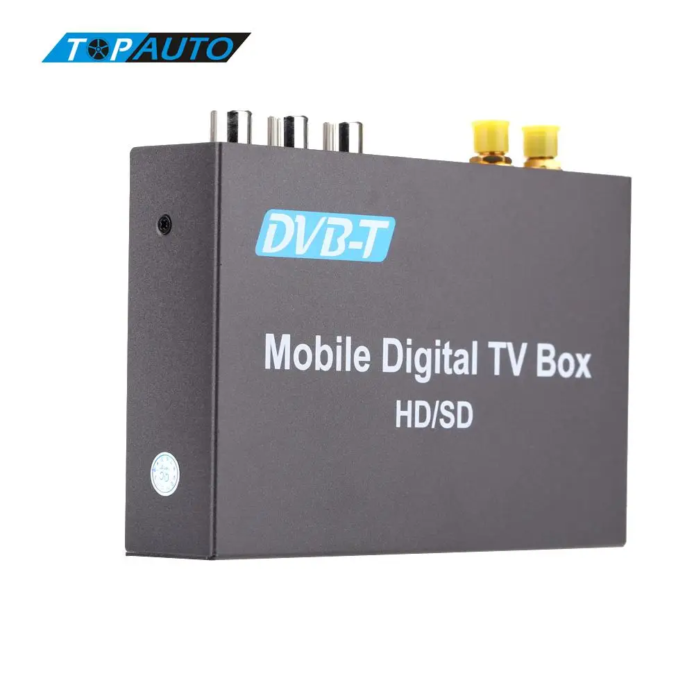 Автомобильный аналоговый ТВ тюнер DVB T с двойной антенной различные каналы