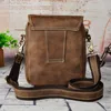 Quality Leather Men Design Casual Multifunction Small Messenger Crossbody Bag Fashion Waist Belt Bag Phone Pouch Male 1168d ► Photo 2/6