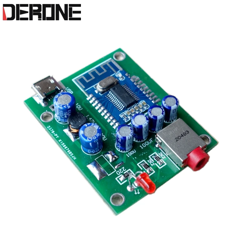 

1 piece Bluetooth Receiver board Wireless audio adapter for amplifier Active speaker free shipping