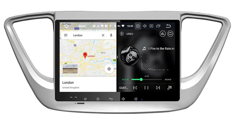 Clearance Belsee for Hyundai Verna Accent Solaris 2017 2018 2 Din Android 8 Car Radio Stereo GPS Navigation Bluetooth IPS Screen 4GB 32GB 1