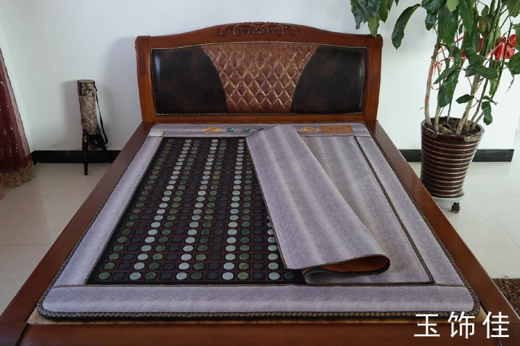 Jade Tourmaline Mattress Bamboo Carbon Fiber Custom Jade Mattress Electric Jade Cushion Heated