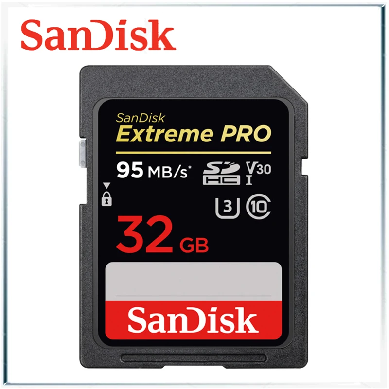 SANDISK EXTREME PRO SDHC SDXC UHS I карты памяти 32 Гб sandisk extreme pro sd карта cartao de memoria gopro kart|Карты