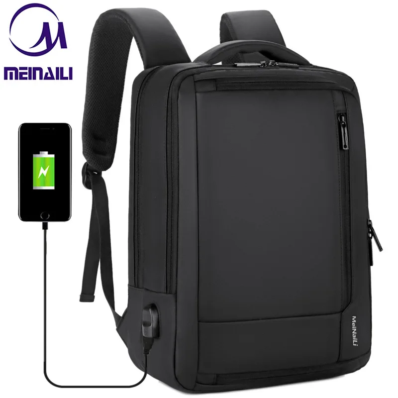 

Multifunction Anti-theft 14 15.6" inch Laptop Backpack USB Charging Waterproof Business Travel Back Pack Boys School Bagpacks 1