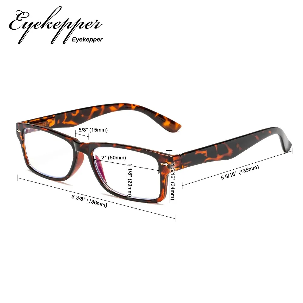 CG066 Eyekepper компьютерные читатели УФ-защита, антибликовые, анти-голубые лучи очки для чтения тонированные линзы+ 0,00-+ 4,00