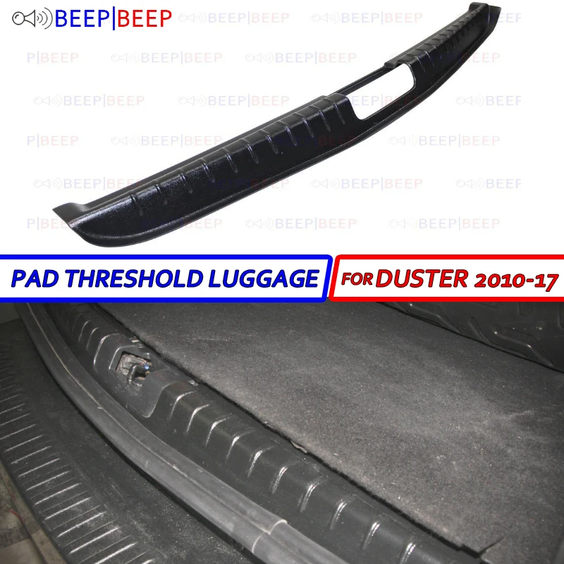 

Pad threshold luggage compartment cover for Renault Duster 2011-2017 ABS plastic pad against scratches inside of car styling