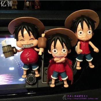 

YZ car perfume very cool Luffy cartoon doll car styling outlet air freshener girl gift 3pcs