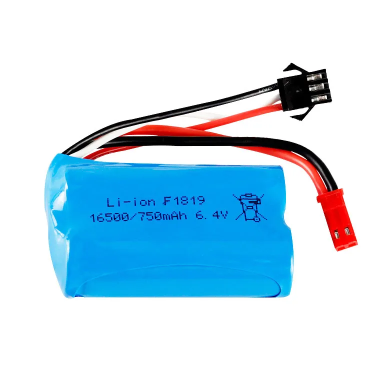 6 4 v 750mAh 16500 литий-ионным аккумулятором для A959-A A969-A A979-A K929-A RC грузовых автомобилей