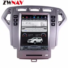 ZWNVA Tesla style Screen Android 7.1 Car Player GPS Navigation Radio Screen For Ford Mondeo MK4 2007-2012