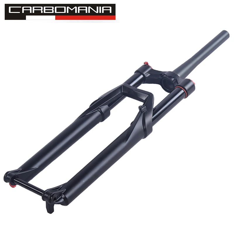 

2019 new mtb suspension fork 27.5 29 thru axle ALLoy disc brake mountain bike fork 27.5er 29er bicycle fork Cone tube