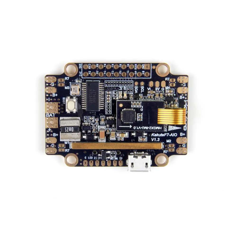 

Holybro Kakute F7 AIO Flight Controllers STM32F745 BMP280 IMU Betaflight OSD Integrated flight controllers w/ Anti-Vibration Pad