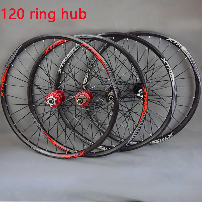 

26'' 29" 27.5" 32Holes Disc Brake Mountain Bike Wheels 120 Ring Hub MTB Bicycle Wheels front 2 rear 5 sealed bearings