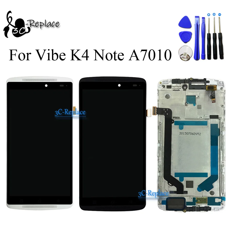 

For Lenovo K4 Note A7010a48 A7010 Vibe X3 Lite K51c78 X3Lite LCD Display + Touch Screen Digitizer Assembly With Frame Free Tools