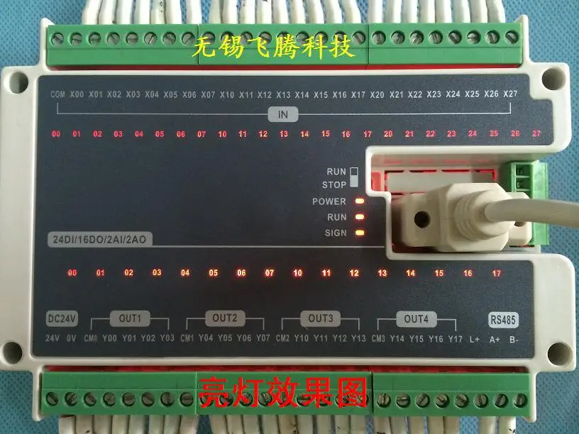 FX1N FX2N FX3U PLC 40MT 40MR 24DI 16DO 2AD 2DA аналоговый RS485 Modbus 4/6 Axis высокоскоростной Пульс 100 кГц