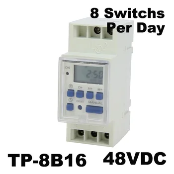 

Street light timer JF-15B / TP-8B16 DC 48V Din Rail Weekly Programmable Remote microcomputer control switch