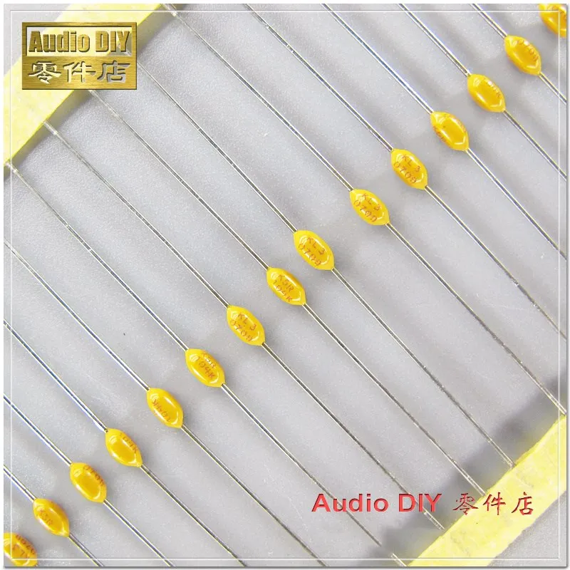 

20PCS/100PCS KEMET C420 0.1uF 50V 50V0.1uF 10% X7R axial multilayer ceramic capacitor 100nf 50V100nF 104 50V104