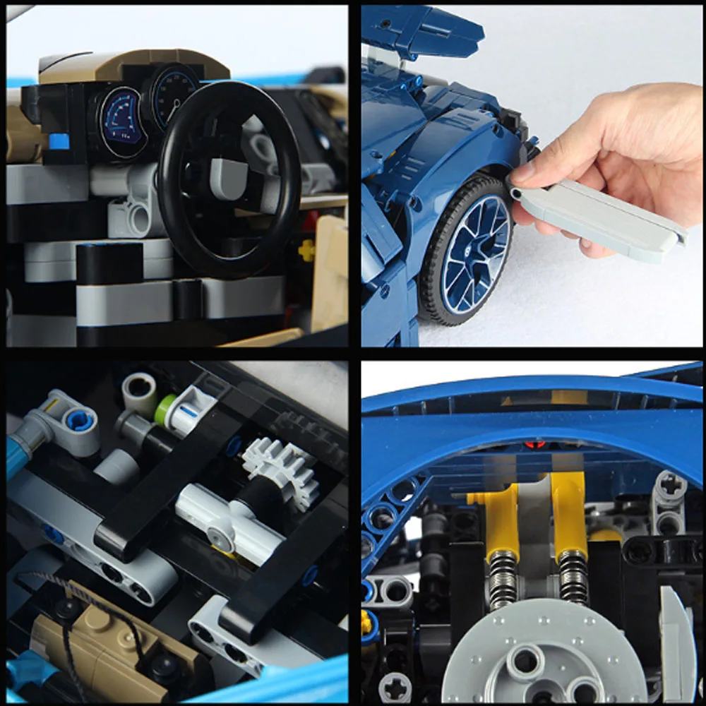 Lepin 20086 строительные блоки Technic 911 GT3 RS супер Спортивная Игрушечная модель