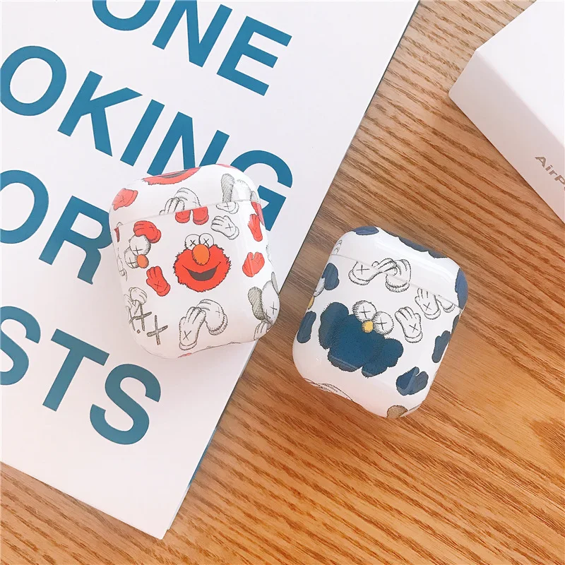 

Case For AirPods luxury Protective Cover Bluetooth Earphone Case unique Accessories for Airpods 2 Hard plastic cute cartoon