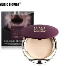 Music Flower минеральной компакт-пудра-консилер крем уход за кожей лица база основа, набор для макияжа гладкое масло Управление Палетка для контурирования лица Косметика