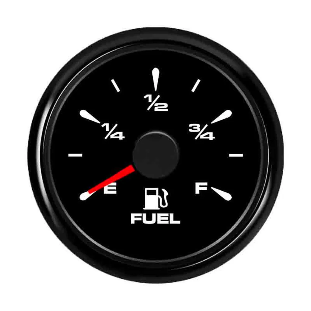 

52 mm Marine Fuel Gauge Boat Car Oil Tank Level Indicator Waterproof 190 ohm Fuel Level Gauge with 7 Colors Backlight