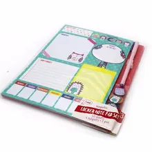 Pocket Notebook 4 Magnet Small Clean Cute Girl Portable Notes Paper Ballpoint pen notbook school supplies