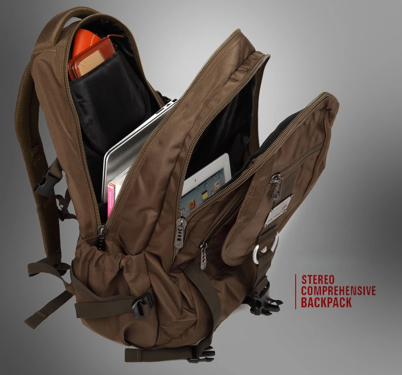 Модный мужской рюкзак, Большой Вместительный рюкзак для путешествий, сумка для альпинизма, рюкзак для ноутбука, мужской многофункциональный рюкзак