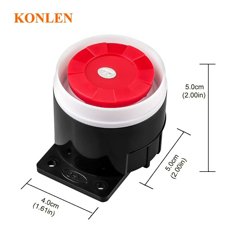 Звуковая сирена в 12В 220ма для системы охранной сигнализации|alarm smartphone|horn bowlhorn cover |