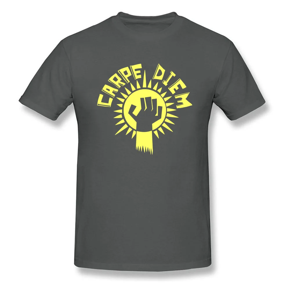 Carpe Diem O Neck T-shirts Summer/Autumn Tops Shirt Short Sleeve Brand 100% Cotton Custom T Shirt Unique Men Top Quality Carpe Diem carbon