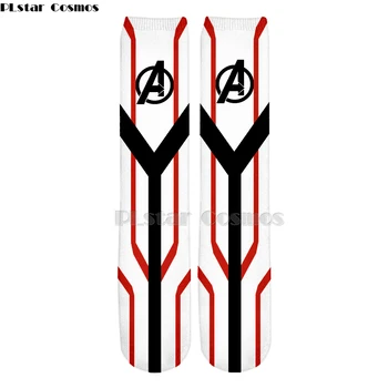 

Plstar Cosmos 2019Movie Marvel Avengers 4 Ant-Man New Style 3d Print Men Women Funny sock 3D High Socks Men Women high quality