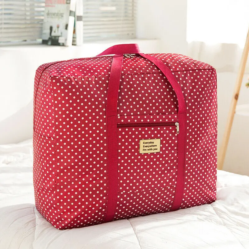 

Large Capacity Travel Bags Waterproof Folding Storage Bag Luggage Suitcase Pouch Outdoor Storage Bag Waterproof Oxford Cloth New