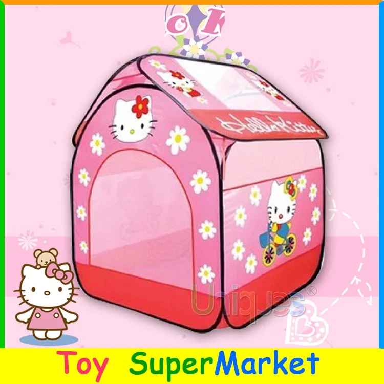 Hello kitty Детская палатка мультфильм игровой Домашняя игра палатка Спорт на открытом воздухе дети океан мяч бассейн лучшие игрушки для младенцев тент для лужайки подарок для девочки