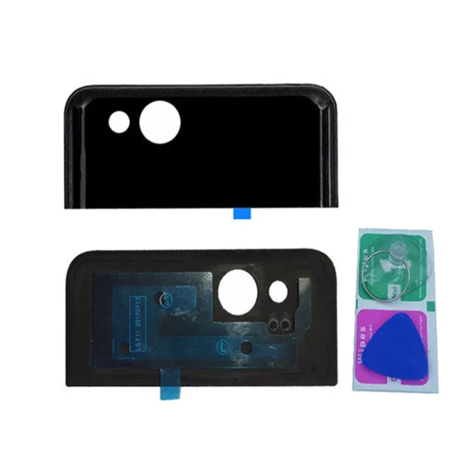 

Original For Google Pixel 2 5.0" 2 XL 2XL 6.0" Phone Rear Camera Glass Lens Cover Back Panel Housing Holder Door Case + Tools