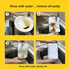 5 pcs Microfiber double-sided absorbent rag cleaning cloth Antibacterial bamboo fiber dishcloth kitchen toilet OEKO-TEX napkin ► Photo 3/6