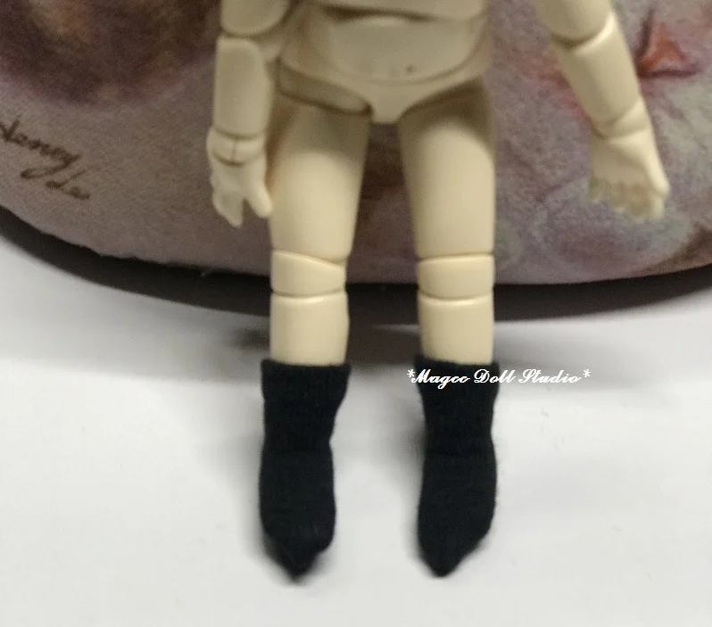 [ML033], аксессуары для куклы# 100pr, однотонные короткие носки, подходят для куклы Middleblythe OB11 в розницу