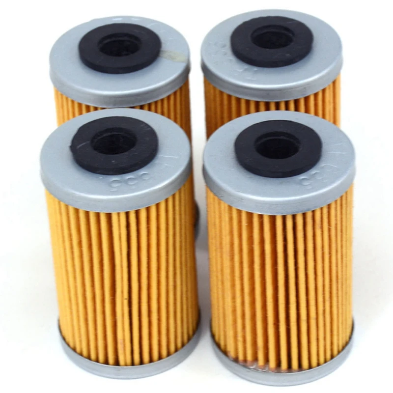 Мотоцикл 4 шт. машинный Масляный фильтр для Excf Sxf Xcf Xcfw Exc Xc Duke 125 250 390 450 500 525 690 |