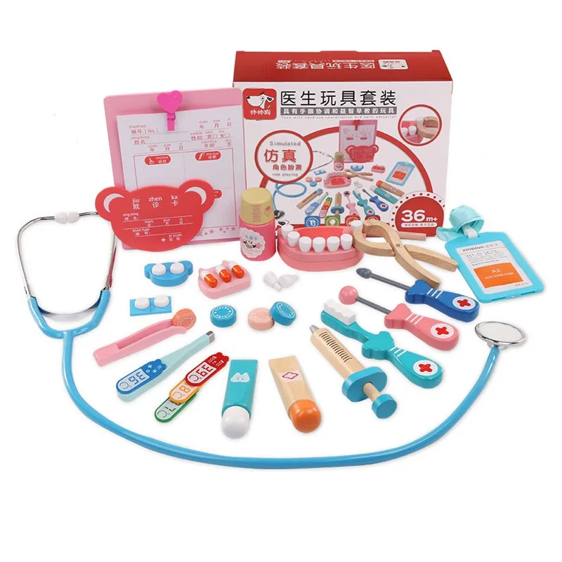 Doctor Dentist медицинская коробка детская игрушка забавная ролевая игра настоящая
