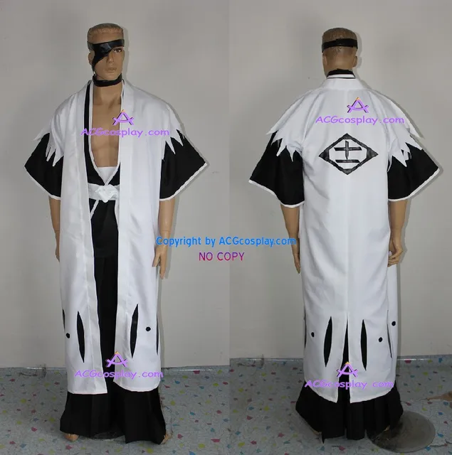 Bleach 11th Division Captain Zaraki Kenpachi Cosplay Costume incl. eye