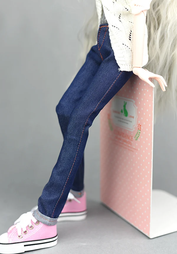 Синие джинсы штаны для 1/4 кукла/длинные одежда BJD SD Xinyi 45 50 см подарок девочки на