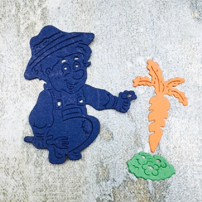  Pull out radish Cutting Dies Scrapbooking Embossing Stencil Card Die Squirrel Design For DIY Invita - 32977238861