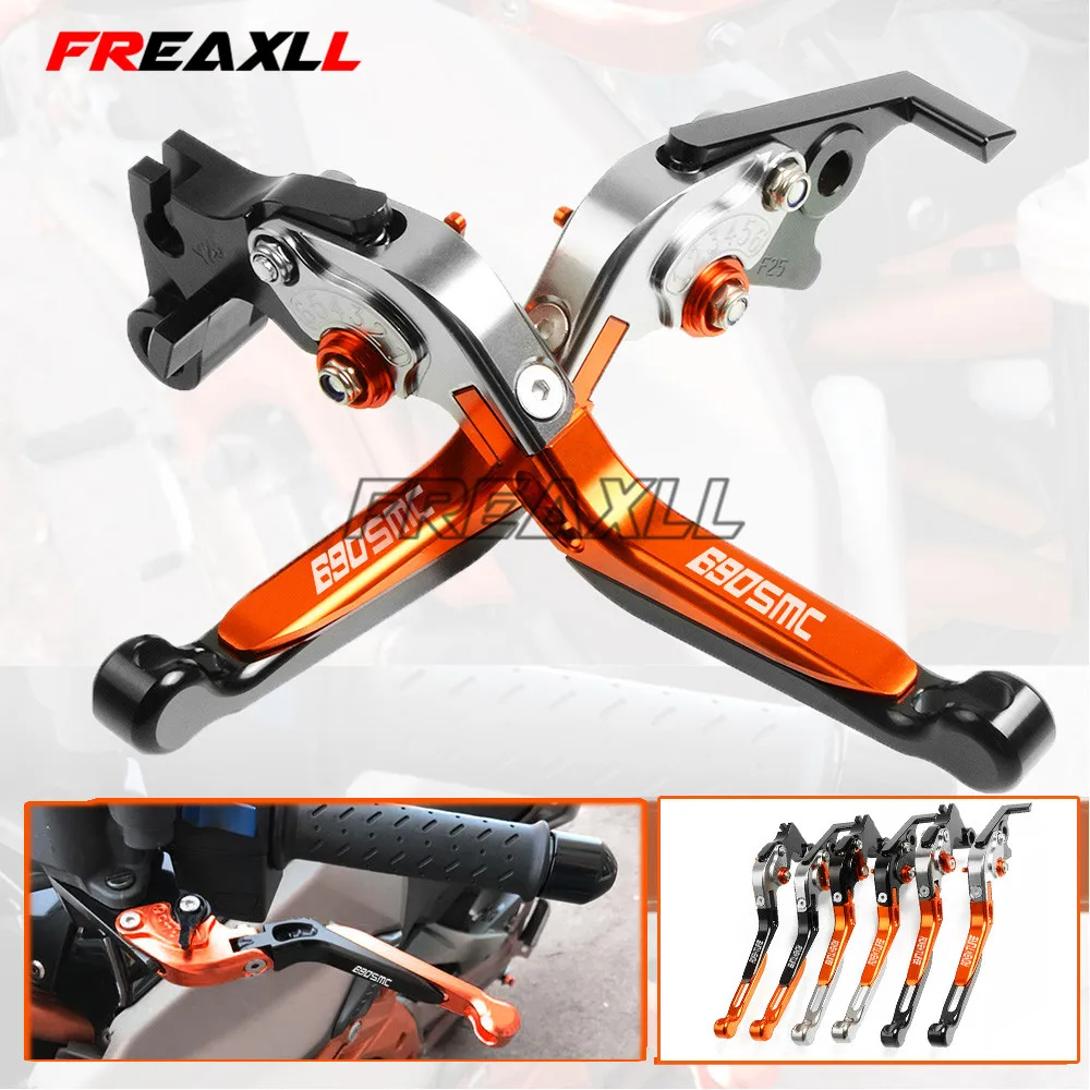 

SMC Motorcycle Brake Levers Handle Adjustable Brake Clutch Levers For 690 SMC 690SMC 2008 - 2013 2009 2010 2011 2012