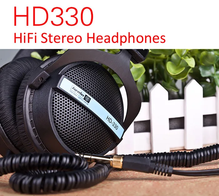 Superlux HD-330 HD330 audiophile HiFi стерео наушники полуоткрытые Динамические чистый звук мягкий наушник односторонняя игровая гарнитура