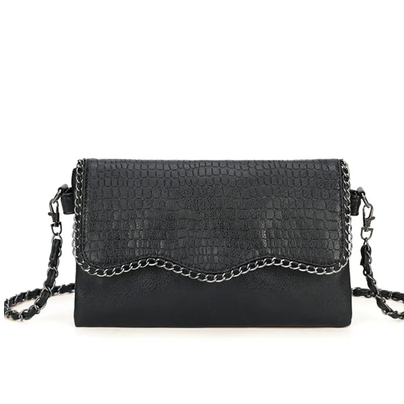 2016 Fashion Womens Leather Envelope Shoulder Bags Ladies Small Vintage