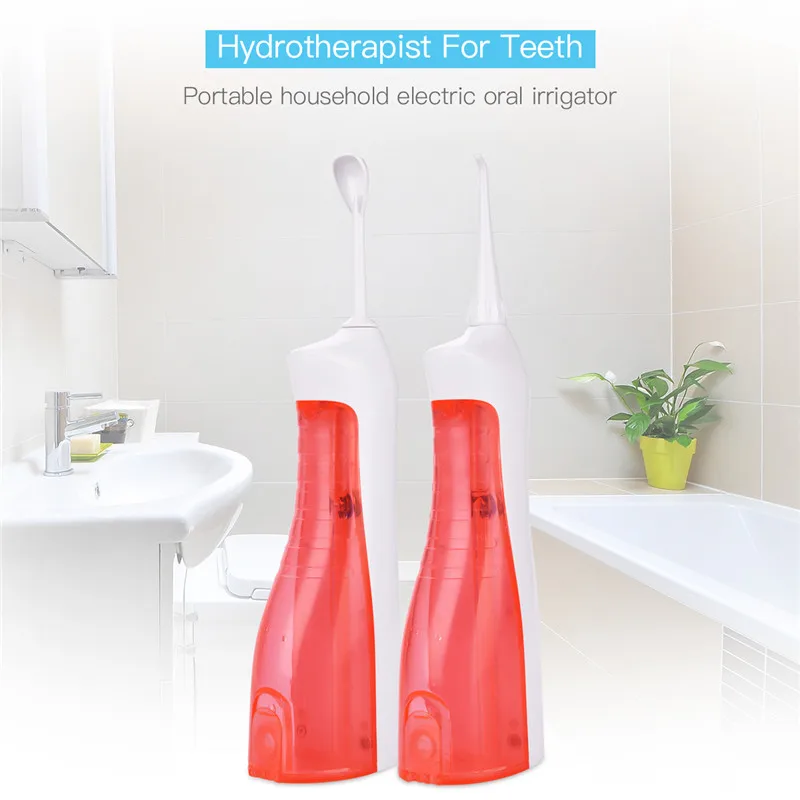 

Electric Oral Irrigator Water Flosser Irrigador USB Rechargeable Dental Care 150ML Water Tank IPX7 Waterproof Teeth Cleaner 3435