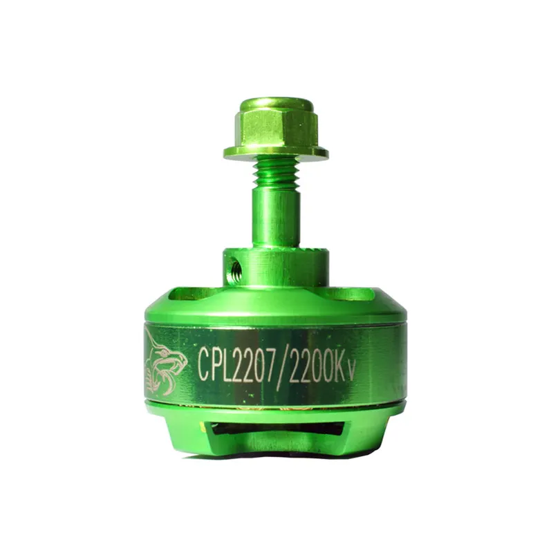 Зеленый 2750kv/2600kv/2400kv/2200kv/1500kv бесщеточный Двигатель для Cobra cpl2207 220 280 RC MultiCopter рамки