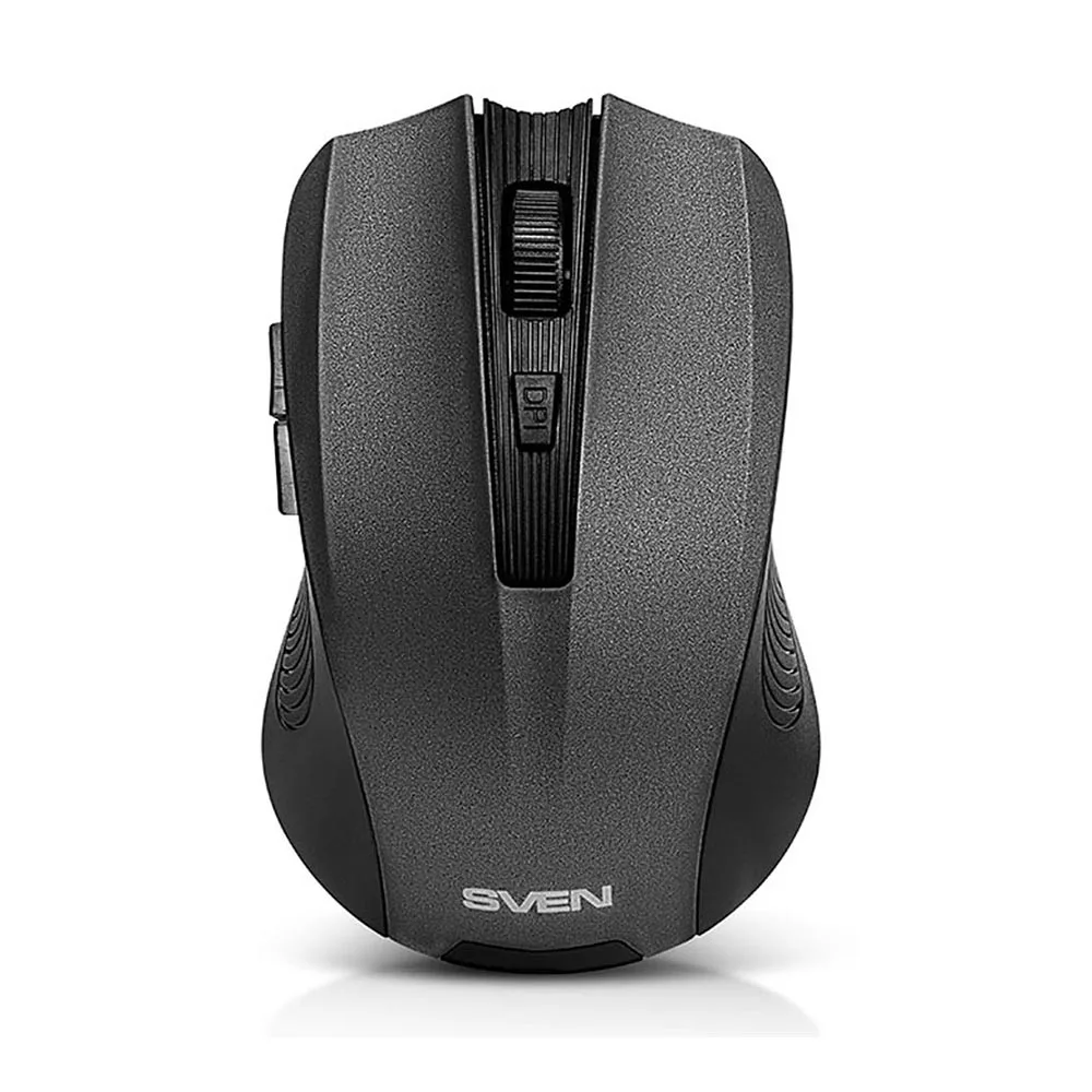 Беспроводная мышь SVEN RX-345 Wireless серая (2 4 GHz SoftTouch 5+1кл. 600-1400DPI блист) | Компьютеры и