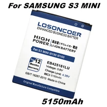 5150 мА/ч, EB425161LU для samsung Galaxy S3 мини Батарея i8190 i699 Ace 2 i8160 S7562 S7568 i8190N i739 S7560 S7580 s3mini мини s3