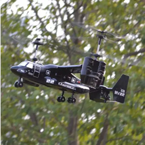 Радиоуправляемый вертолет Osprey V22 американские военные летательные аппараты 2 4