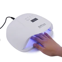 SUNX5 плюс 54 Вт для быстрой сушки Гель-лак для ногтей, УФ-лампы для ногтей сушилка с ЖК-дисплей Дисплей 10/30/60s таймер умная светодиодная УФ-лампа для ногтей Маникюр Nail Art Инструмент